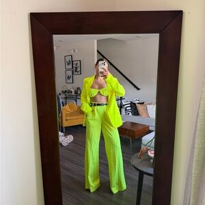 Hanifa Neon Green Women's resort Set